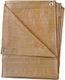 Waterproof Tarpaulin 120gr/m² 10x5m. Light Type Beige