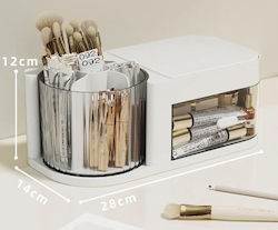 Cosmetics Storage Organizer Case White Cosmetics Storage Organizer Case White