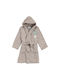 Beauty Home Kids Hooded Bathrobe Grey