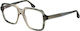 Victoria Beckham Quadratischer Acetat Brillengestell 25007237