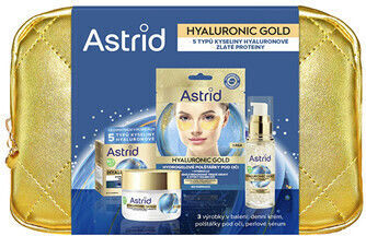 Astrid Hyaluronic Gold Skin Care Set for Moisturizing 4pcs