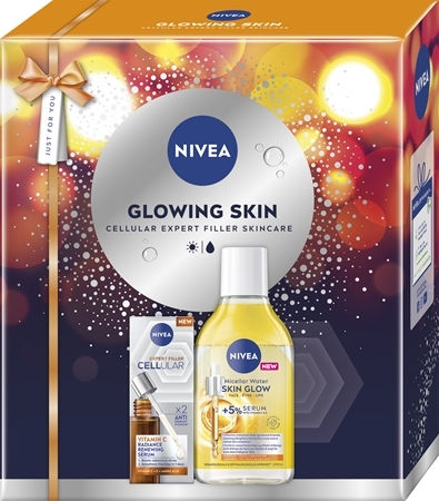 Nivea Glowing Skin Set Îngrijire pentru Hidratare & Curățare facială 2buc