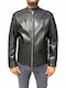 Leather Jacket Biker Black