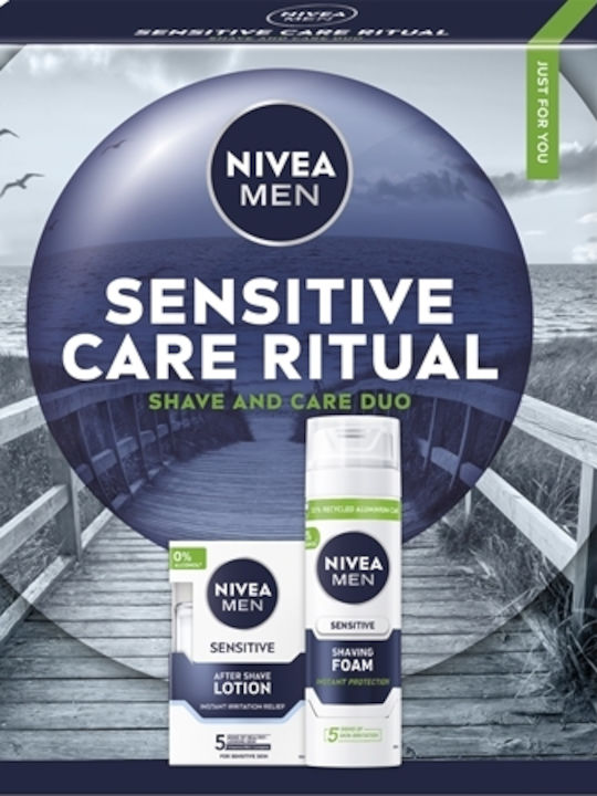 Nivea MEN Sensitive Care Ritual Комплект за грижа за кожата 2бр
