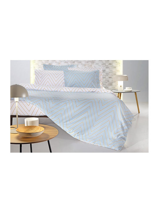 Guy Laroche Duvet Cover Set Single with Pillowcase 165x225 Canyon Sky