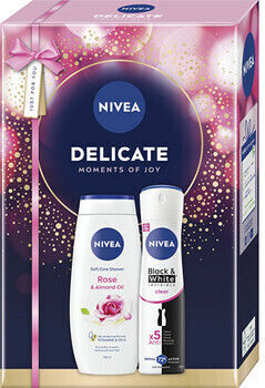 Nivea Delicate Skin Care Set for Moisturizing 2pcs