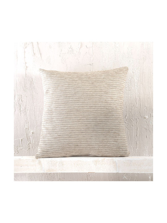 Rythmos Zierkissen Hansel Beige Hell 40x40cm