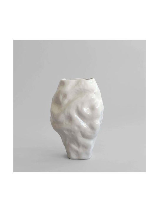 101 Copenhagen Decorative Vase Ceramic White 33.5x33.5xH50cm