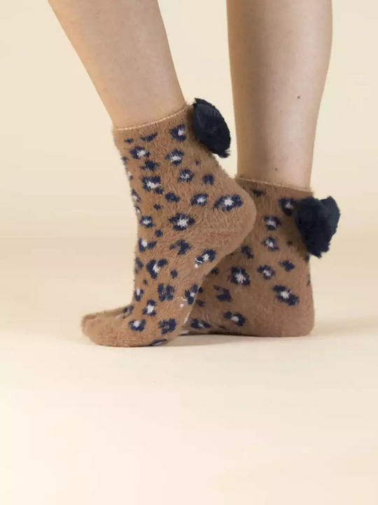 Noidinotte Women's Socks Leopard