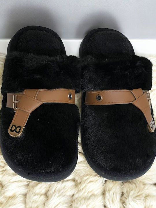 Winter Women's Slippers Black