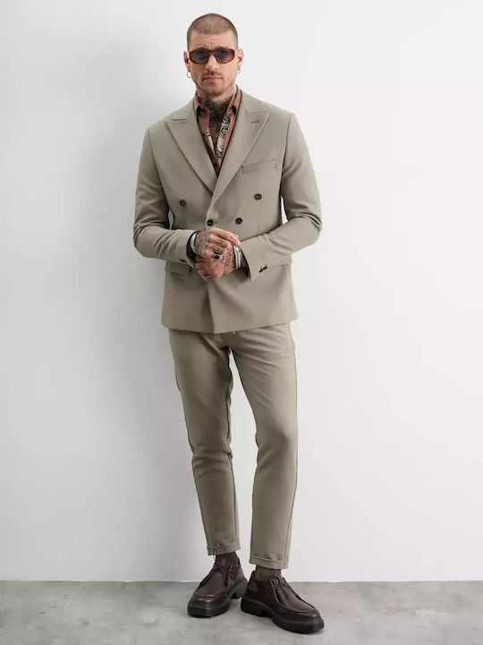 Stefan Fashion Hose Elastisch Olive