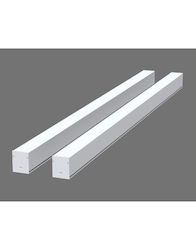 Modular Commercial Linear Lighting LED 1500x55x55 50W 3CCT 3000 4000 6500K 6000lm AC170-265V Aluminum White Universe 1-U016339