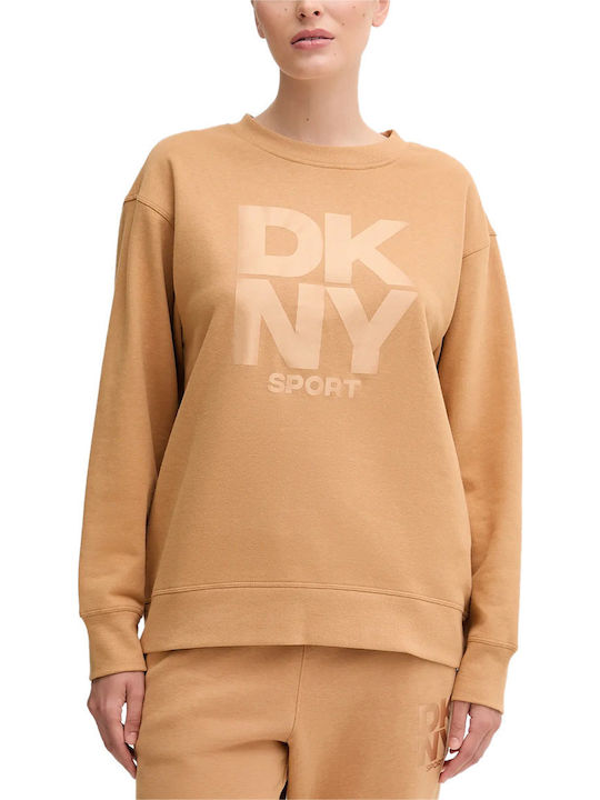 DKNY Women's Sweatshirt Whiskey