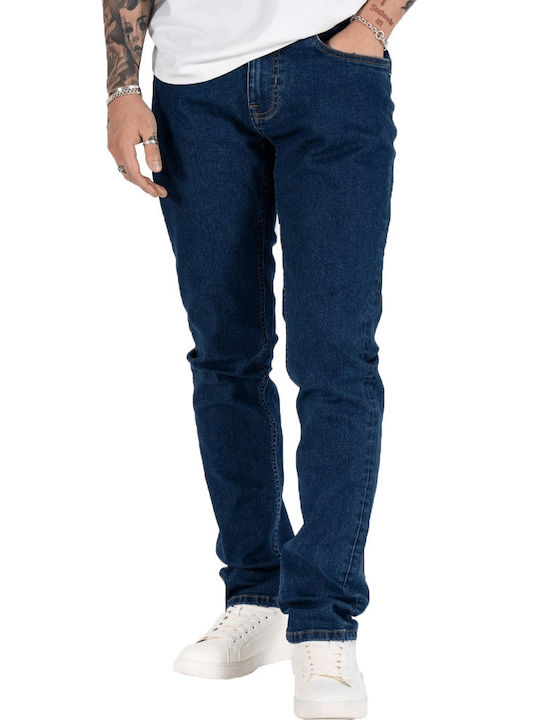Ανδρικό Παντελόνι Τζιν με Slim Εφαρμογή Blue