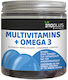 Ino Plus Multivitamins + Omega 3 Multivitamin for Energy & Immune System Boost Gooseberry 60 jelly beans