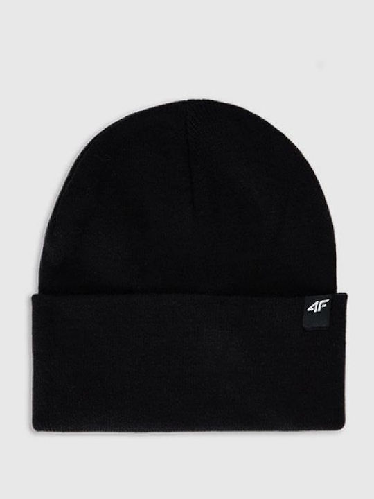 Beanie Unisex Beanie Knitted in Black color