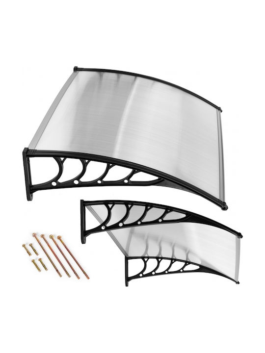 Kapuzinerdach Tür 120x100 cm Polycarbonat Modernhome