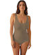 Jadea Beige-Mocha Cotton Sleeveless Bodysuit Wide Straps 4152