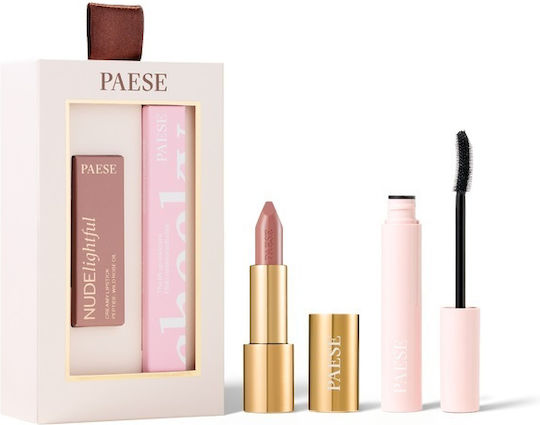 Paese Nude Look Makeup Set for Eyes & Lips 2pcs