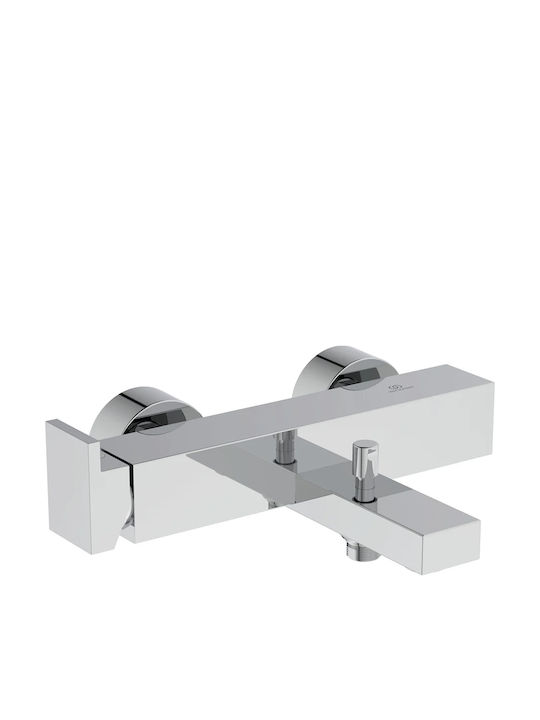 Ideal Standard Extra Αναμεικτική Μπαταρία Μπανιέρας Ασημί