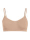 Celestino Sports Bra Solid Light Brown