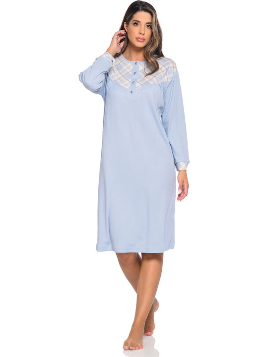 Clio Lingerie Nightgown Maternity & Nursing Sky Blue