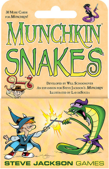 Разширение на играта Munchkin Snakes за 3-6 играчи 14+ години (EN) Steve Jackson Games