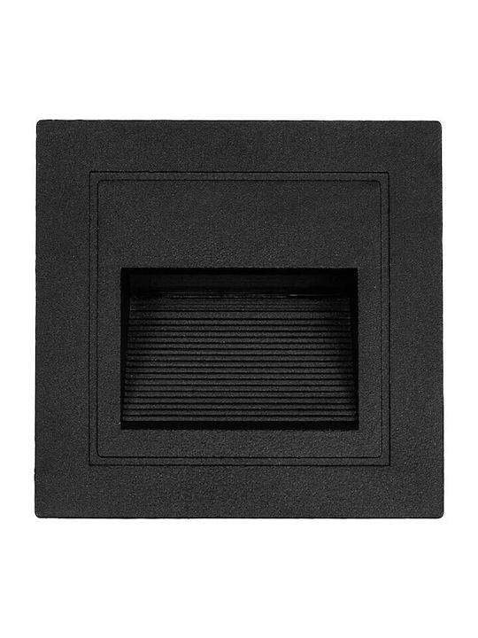 kelvo Stepart Wasserdicht Wandmontierte Außenbeleuchtung LED 3W 2700K 8.5x5x8.5cm kelvo Stepart Wasserdicht Wandmontierte Außenbeleuchtung LED 3W 2700K 8.5x5x8.5cm