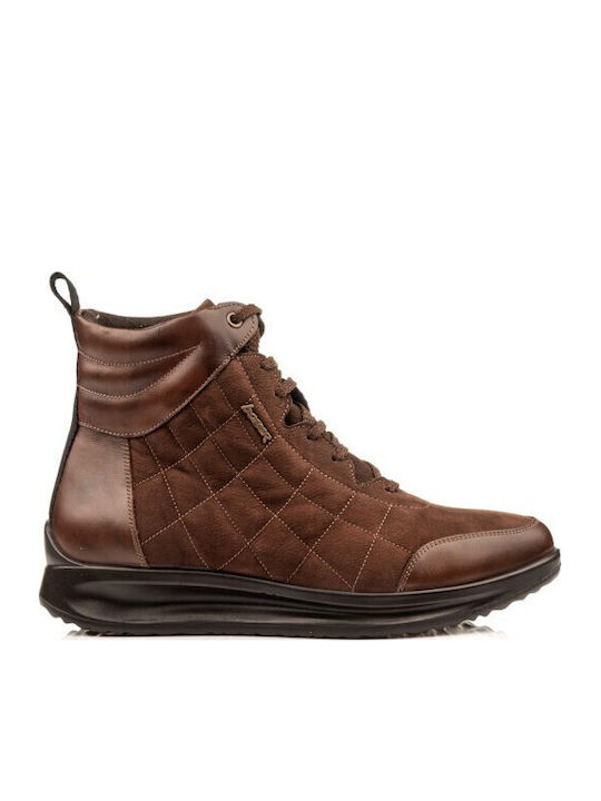 Boxer Leder Braun Herrenstiefel