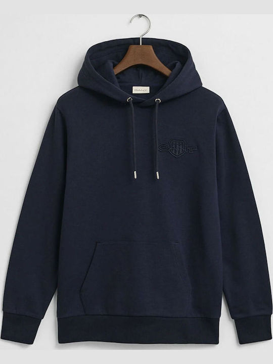 Gant Sweatshirt mit Kapuze Blue