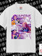 Hyntrix Rumi Mira Zoey Classic T-shirt Double Stitching Without Side Seams White 100% Cotton Vegan & Oeko-tex Certified