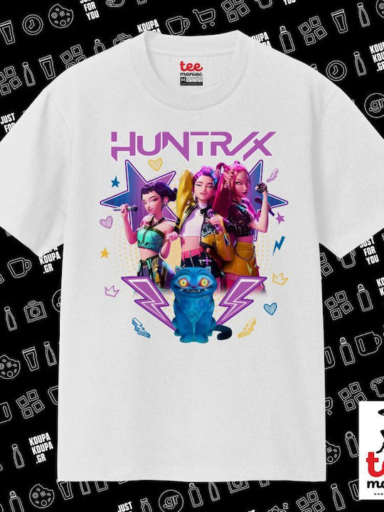 Huntrix K-pop Series Κλασικό T-shirt Διπλής Ραφής Χωρίς Πλευρικές Ραφές Λευκο 100% Βαμβάκι Vegan & Oeko-tex Πιστοποιημένο Huntrix K-pop Series Κλασικό T-shirt Διπλής Ραφής Χωρίς Πλευρικές Ραφές Λευκο 100% Βαμβάκι Vegan & Oeko-tex Πιστοποιημένο