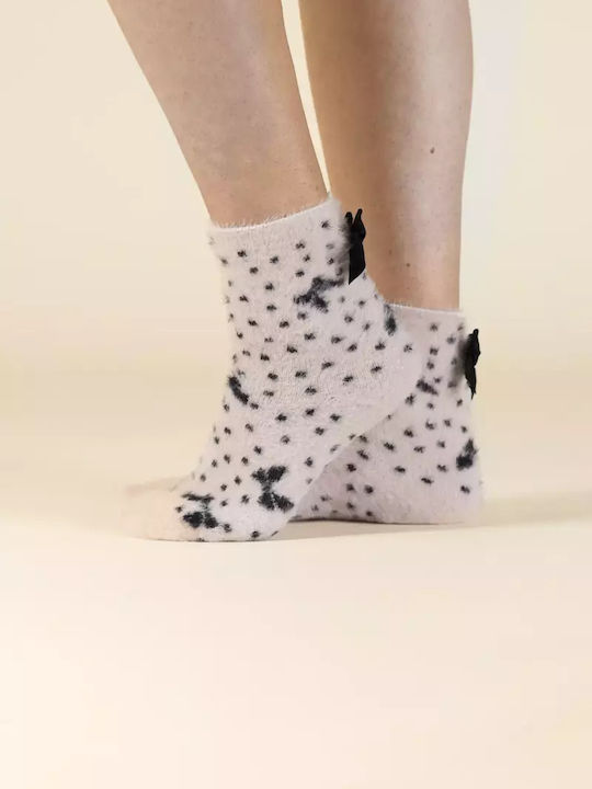 Noidinotte Women's Patterned Socks Pink