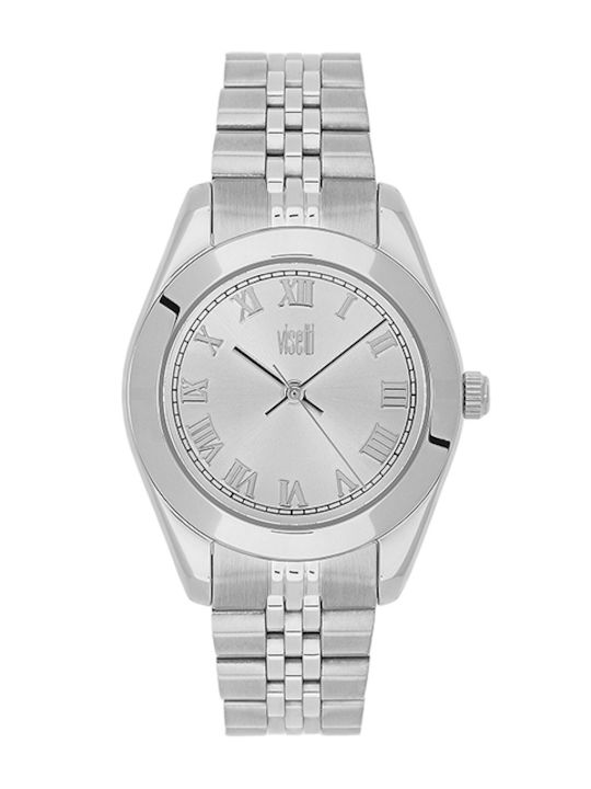 Visetti Women's Watch 28mm Battery with Silver Metal Bracelet