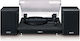 Lenco LS-100 LS100BK Turntables with Preamp and Built-in Speakers Black