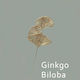 Φύλλο Ginkgo Biloba Μεταλλικό Διακοσμητικό Τούρτας 1 Τεμ