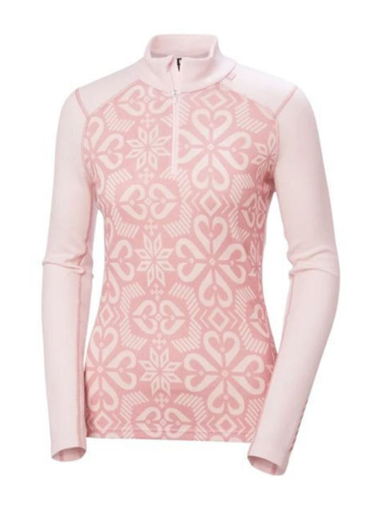 Helly Hansen Lifa Herren Thermo Langarmshirt Rosa