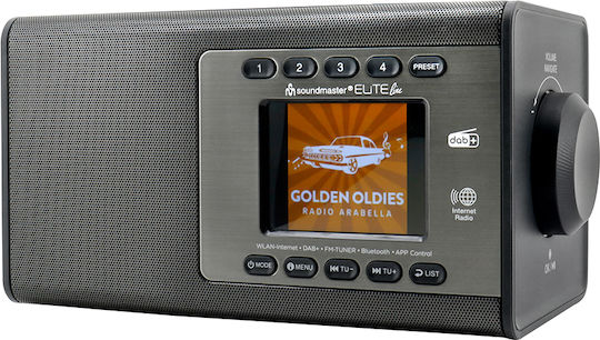 Soundmaster IR7000TI Επιτραπέζιο Ραδιόφωνο DAB+ με Bluetooth Γκρι