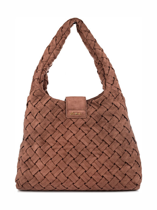 Steve Madden Brhianon Women's Brown Shoulder Bag