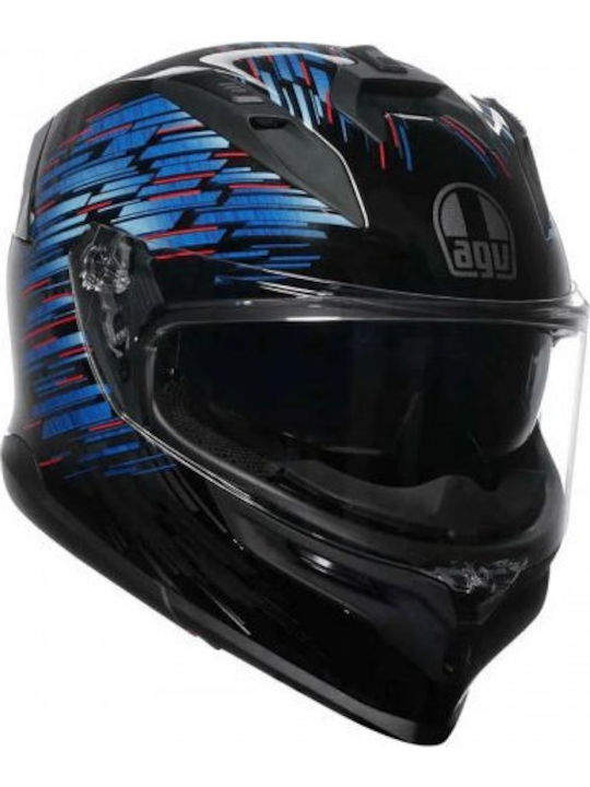 AGV K7 Genisys Matt Black/Blue/Grey Motorcycle ...
