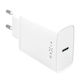 Fixed Φορτιστής με 2 Θύρες USB-A και Καλώδιο USB-C 20W Power Delivery Λευκός (FIXC20-CC-WH)