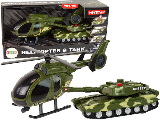Lean Toys Военен Резервоар Пулбек