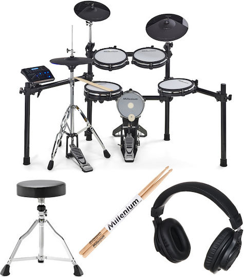 Millenium Mps-750x E-drum Mesh Se Bundle Drum Set