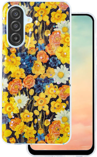 TelForceOne Glow Glam Back Cover Σιλικόνης 2mm Πορτοκαλί (Galaxy A17)