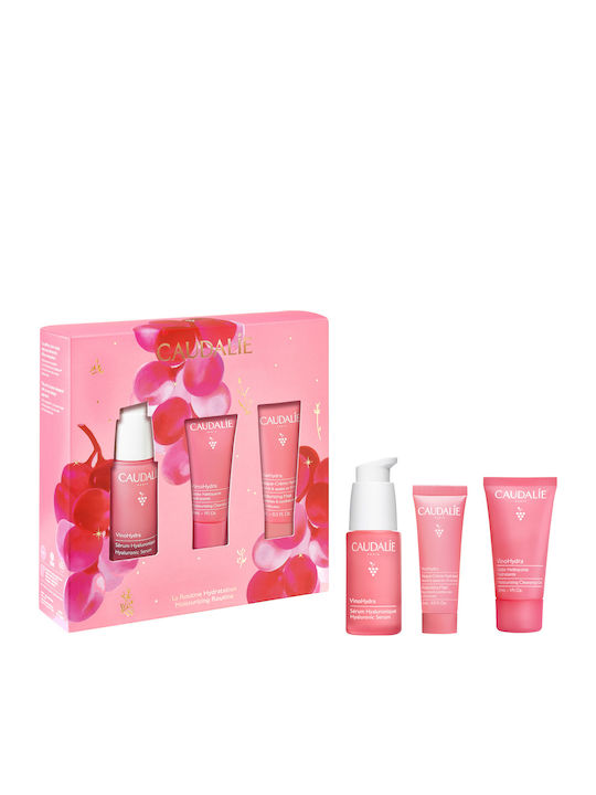 Caudalie VinoHydra La Routine Set Îngrijire pentru Hidratare & Curățare facială 3buc