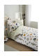 Vesta Home Παιδικό Πάπλωμα Μονό Πράσινο 160x230εκ.