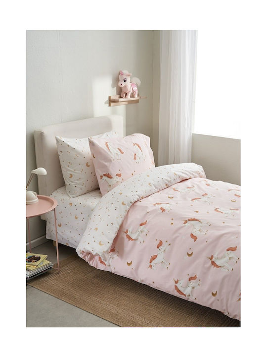 Vesta Home Παιδικό Πάπλωμα Μονό Kelly Ροζ 160x2...