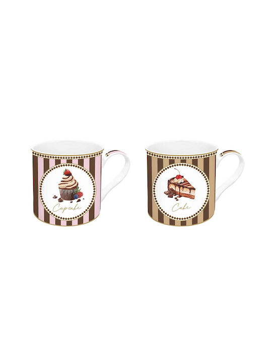 Sweet Moments Set 2 Pieces Mug 300ml Porcelain Marva