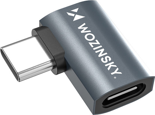 Wozinsky Konverter USB-C männlich zu USB-C weiblich Gray 1Stück WPKB-01