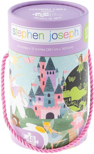 Stephen Joseph Kids Puzzle 48 Pieces Glow In Dark Fairy Princess